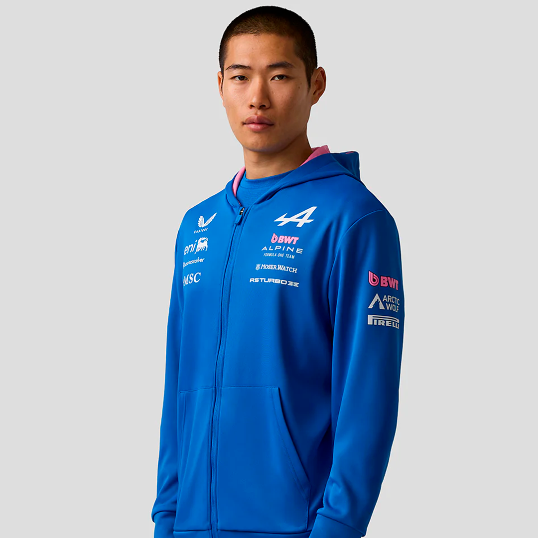 Alpine Racing Blue Alpine Racing F1 2026 Team Full Zip - TU14472